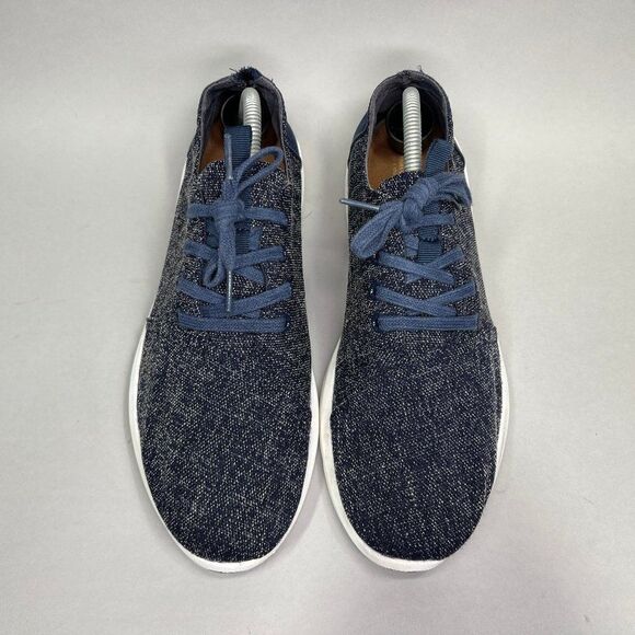 Toms Men's Size 10 Del Ray Blue Denim Lace Up Sneakers - Picture 3 of 11